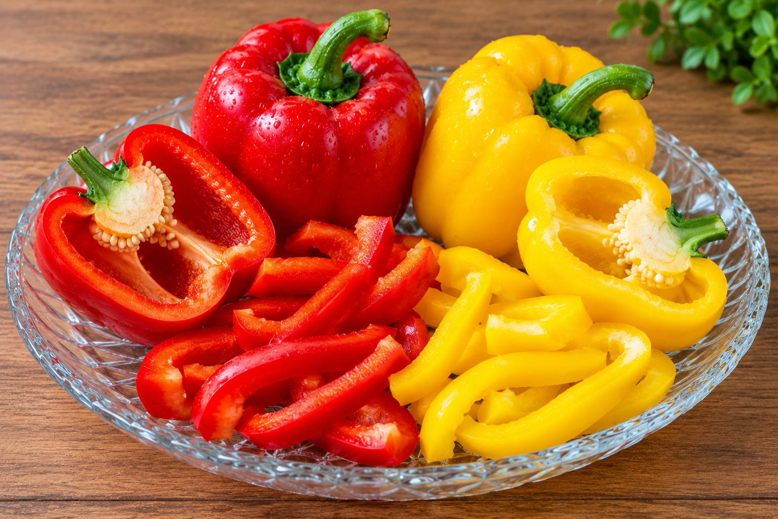 Capsicum Red And Yellow
